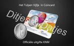 Tulpen Vijfje in coincard KNM - 5 euro herdenkingsmunt, Ophalen of Verzenden, Koningin Beatrix, Euro's