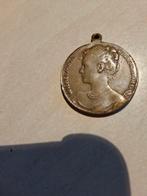 Inhuldigingspenning Wilhelmina 1898 - Beleerd, Ophalen of Verzenden