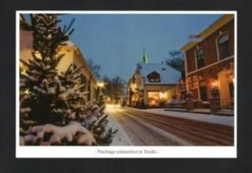 Twello Wintersfeer Straatbeeld Winkels Kerk. beschikbaar voor biedingen