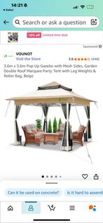 Grote tenr voor gelegenheden, Tuin en Terras, Partytenten, Ophalen, Zo goed als nieuw, Minder dan 5 meter