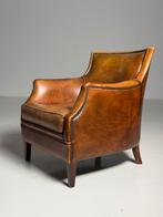 Fauteuil clubchair schapenleer klassiek
