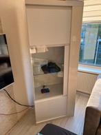 Moderne Vitrinekast met Glazen Planken, Met plank(en), 150 tot 200 cm, 25 tot 50 cm, 50 tot 100 cm