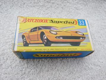 Matchbox SUPERFAST # 33 - Lamborghini Miura P400 - In  OVP ! beschikbaar voor biedingen