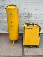 Schroefcompressor Kaeser SK19 + luchtketel + luchtdroger, Ophalen, Gebruikt