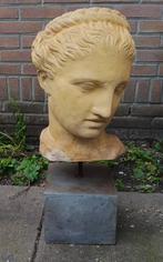Beeld borstbeeld tuinbeeld kop / hoofd Godin 60 cm gemerkt, Antiek en Kunst, Ophalen