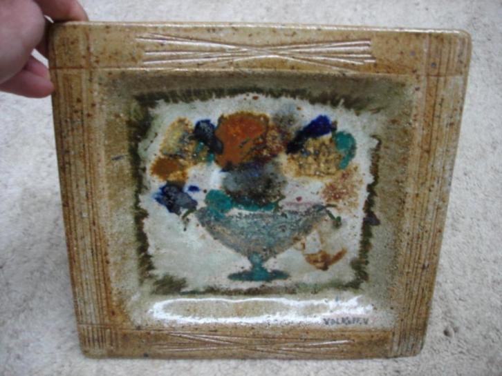 Twee stuks Vintage keramiek Volkoff Voldemar Vallauris, Antiek en Kunst, Antiek | Keramiek en Aardewerk, Ophalen of Verzenden