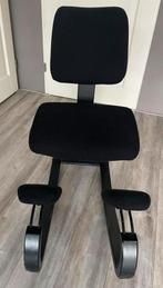 Stokke Varier Balans Stoel met Rugleuning, Huis en Inrichting, Ophalen, Gebruikt, Zwart, Eén