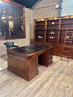 Engels bureau 120x180 + extra hoog  - Massief Eiken, Ophalen