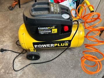 Powerplus POWX1730 Compressor - Werkt Goed! beschikbaar voor biedingen
