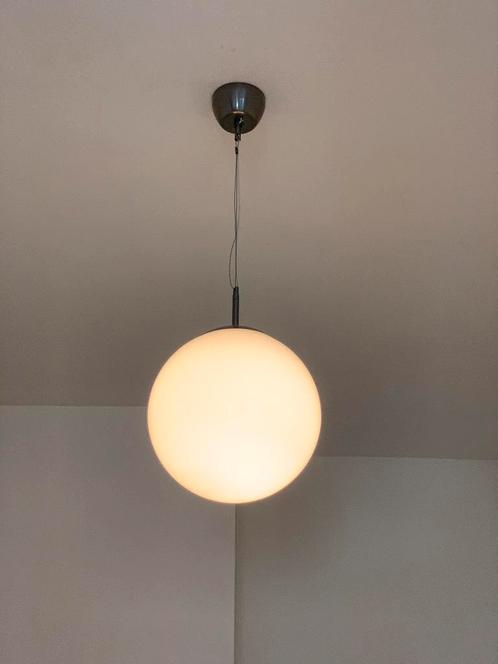 Ikea Fado hangende bollamp, bol lamp, Huis en Inrichting, Lampen | Hanglampen, Gebruikt, Minder dan 50 cm, Glas, Metaal, Ophalen
