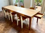 (Mega) grote houten tafel Gunther Lambert, Ophalen, Gebruikt, Eikenhout, 50 tot 100 cm