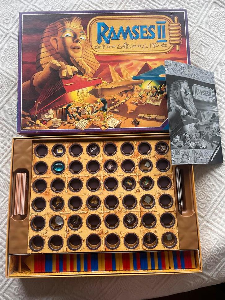Ramses II Bordspel - Strategisch en spannend!, Hobby en Vrije tijd, Gezelschapsspellen | Bordspellen, Gebruikt, Ophalen of Verzenden
