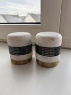 Marmeren peper en zout molen, Huis en Inrichting, Keuken | Keukenbenodigdheden, Ophalen, Nieuw