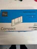 Plieger compact bedieningspaneel chroom, Ophalen of Verzenden, Nieuw, Chroom, Toilet