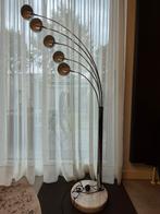 Moderne Booglamp met 5 Lampen, Ophalen, Zo goed als nieuw, Metaal, Modern