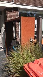 Openhaard hout hok voor buiten roest houtopslag, Ophalen, Zo goed als nieuw