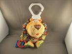 playgro leeuw met ophang haak geel/oranje velours en bruin, Ophalen of Verzenden, Zo goed als nieuw, Overige typen