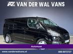 Ford Transit Custom 2.0 TDCI 131pk Automaat L2H1 Euro6 Airco, Auto's, Stof, 4 cilinders, Zwart, 1580 kg
