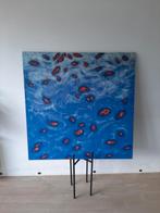 Leuk schilderij vissen 100cm x 100cm, Ophalen
