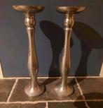 2 Grote kandelaars (54,5H x 16B), Sijben Roermond, Overige materialen, Overige kleuren, 50 tot 75 cm, Ophalen of Verzenden