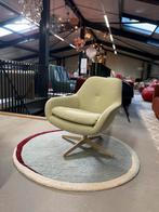 Nieuw Pode Sparkle Fauteuil Draai stoel stof groen