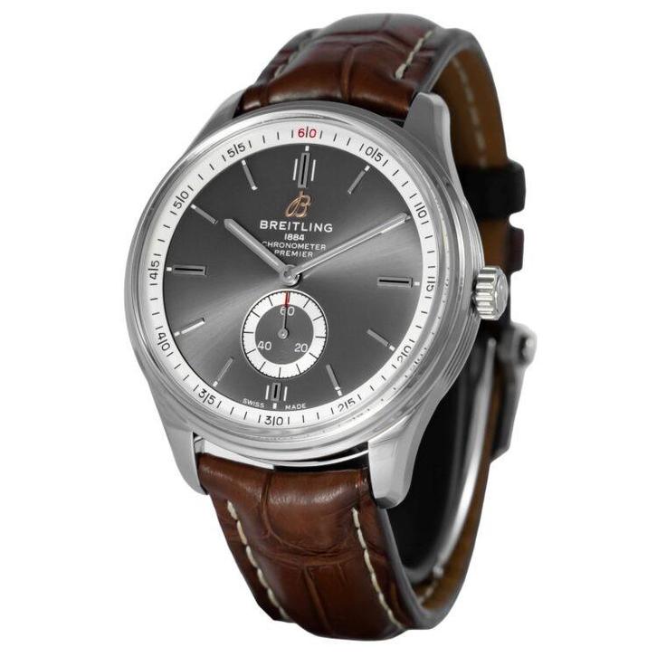 Breitling premier automatic, Sieraden, Tassen en Uiterlijk, Horloges | Heren, Zo goed als nieuw, Breitling, Staal, Ophalen of Verzenden