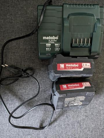 Metabo accu's + lader