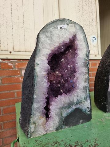 XL Amethist Geode 43x27cm 39kg+ Amethyst MP4 beschikbaar voor biedingen
