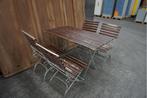 Inklapbare tuintafel met tuinstoelen bistro tafel stoelen, Niet ingevuld, Gebruikt, Niet ingevuld, Tuinset