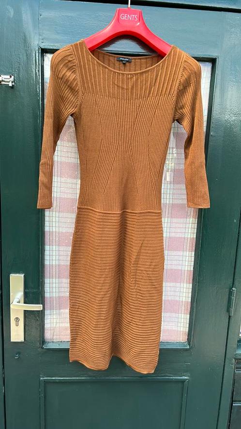 Claudia Sträter jurm M 38 roestbtuin, Kleding | Dames, Jurken, Zo goed als nieuw, Maat 38/40 (M), Bruin, Onder de knie, Ophalen of Verzenden