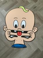 Geboortebord Jongen 100x80 - Hard Kunststof, Ophalen, Gebruikt, Wanddecoratie