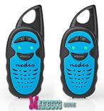 Walkie Talkie, Portofoons, max. 3 km, 3 Kanalen, 2 stuks, Minder dan 2 km, Nedis, Nieuw, Ophalen of Verzenden