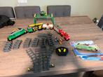 lego  goederen trein 7898 met rails en boekjes, Ophalen of Verzenden, Zo goed als nieuw