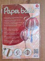 Papieren kerstballen maken (nieuw compleet pakket), Ophalen of Verzenden, Nieuw, Materiaal