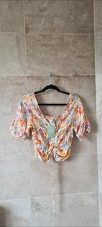 Bloemen Top H&M - Maat M, Kleding | Dames, Blouses en Tunieken, Maat 38/40 (M), H&M, Overige kleuren, Nieuw
