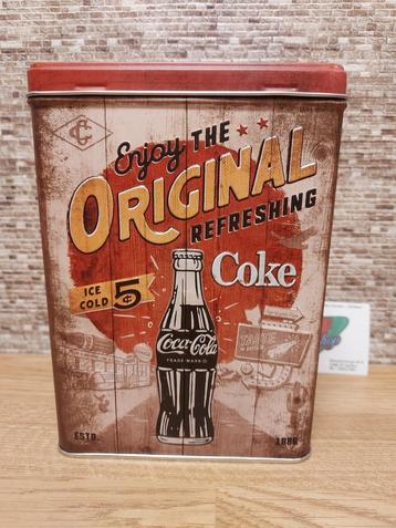 bewaarblik coca-cola original, inhoud 3 liter beschikbaar voor biedingen