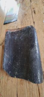 Prachtige zwart geglazuurde oudhollandse holle pan 3000 stuk, Gebruikt, Steen of Klei, Zwart, Ophalen of Verzenden