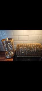 Riviera maison broodtrommel en keukenrol houder, Ophalen, Gebruikt