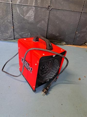 Elektrische heater Kelfort 3kW – 230V bouwkachel beschikbaar voor biedingen
