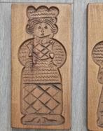 2 Brocante originele handgestoken speculaasplanken 30x14.5cm, Ophalen of Verzenden
