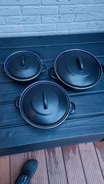 Mooie BK pannenset 3 st, Ophalen, Gebruikt, Rvs