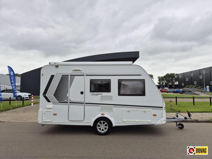 Weinsberg CaraTwo 390 QD, Caravans en Kamperen, Caravans, Bedrijf, Treinzit, Overige merken, Dwarsbed, Overige typen, Gascomfoor