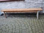 Antiek houten eettafel bankje, Huis en Inrichting, Ophalen, Zo goed als nieuw