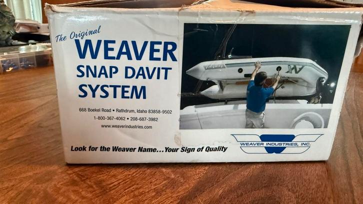 Davit Systeem voor Rib / Rubber Boot, Watersport en Boten, Accessoires en Onderhoud, Nieuw, Ophalen of Verzenden