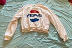 H&M crop top sweater Pepsi maat L, Kleding | Dames, Truien en Vesten, Nieuw, Wit, Verzenden