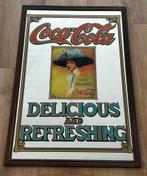 Vintage Coca-Cola spiegel, Ophalen of Verzenden, Reclamebord