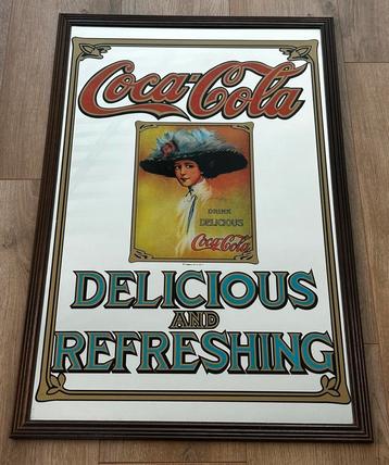 Vintage Coca-Cola spiegel beschikbaar voor biedingen
