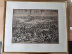 Gravure belegering Naarden Naerden. 75 x 62 cm, Ophalen of Verzenden