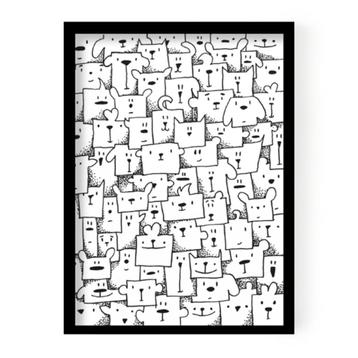 Poster Boxed animals 50 x 70 cm kinderkamer babykamer kind beschikbaar voor biedingen