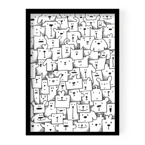 Poster Boxed animals 50 x 70 cm kinderkamer babykamer kind, Verzamelen, Posters, Nieuw, Dier of Natuur, A1 t/m A3, Rechthoekig Staand